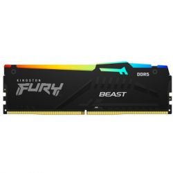     DDR5 16GB 5200 MHz Beast Black RGB Kingston Fury (ex.HyperX) (KF552C40BBA-16)