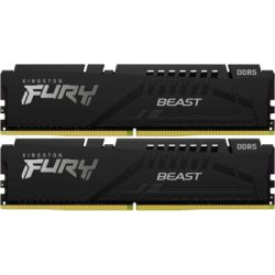  '  ' DDR5 64GB (2x32GB) 4800 MHz FURY Beast Black Kingston Fury (ex.HyperX) (KF548C38BBK2-64)