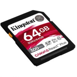  '  ' Kingston 64GB class 10 UHS-II U3 Canvas React Plus (SDR2/64GB) -  2