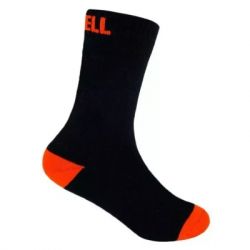   Dexshell Ultra Thin Children Sock L Black/Orange (DS543BLKL) -  1