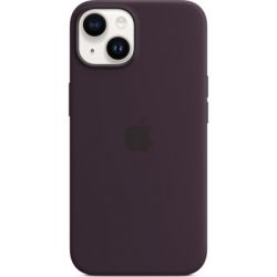   .  Apple iPhone 14 Plus Silicone Case with MagSafe - Elderberry,Model A2911 (MPT93ZE/A)