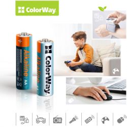  ColorWay AA LR6 Alkaline Power () * 24 plastic box (CW-BALR06-24PB) -  3