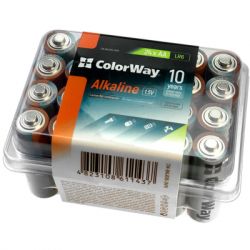  AA (LR6), , ColorWay Alkaline Power, 24 , 1.5V, Plastic box (CW-BALR06-24PB) -  1