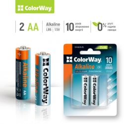 ColorWay AA LR6 Alkaline Power () * 2 blister (CW-BALR06-2BL) -  2