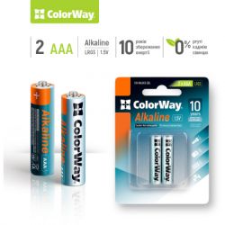  ColorWay AAA LR03 Alkaline Power () * 2 blister (CW-BALR03-2BL) -  2