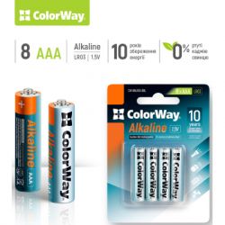  ColorWay AAA LR03 Alkaline Power () * 8 blister (CW-BALR03-8BL) -  2