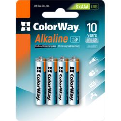  ColorWay AAA LR03 Alkaline Power () * 8 blister (CW-BALR03-8BL) -  1