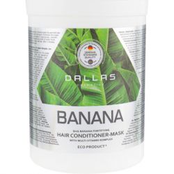 Маска для волосся Dalas Banana 2 в 1 для зміцнення волосся з екстрактом банана 1000 мл (4260637723185)