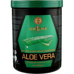 Маска для волос Dalas Aloe Vera с гиалуроновой кислотой, натуральным соком алоэ и маслом чайного дерева 1000 мл (4260637729149)