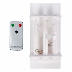 Ялинкова іграшка Novogod`ko Набір свічок, що літають;LED 15 см, 3 шт з пультом (974446) - Картинка 3