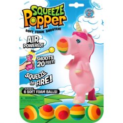 Игровой набор Poppers Способный стрелять зверек Squeeze Единорог розовый (54906 Единорог Pink розовый)