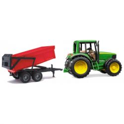 Спецтехніка Bruder трактор John Deere 6920 із причепом (02057) - Картинка 3