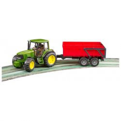Спецтехніка Bruder трактор John Deere 6920 із причепом (02057) - Картинка 5