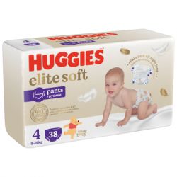 ϳ Huggies Elite Soft 4 (9-14 ) Mega 38  (5029053549323) -  2