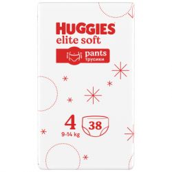 ϳ Huggies Elite Soft 4 (9-14 ) Box 76  (5029053582450) -  3
