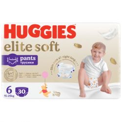 ϳ Huggies Elite Soft 6 (15-25 ) Mega 30  (5029053582436) -  2