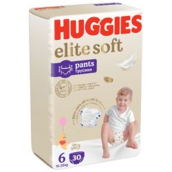 ϳ Huggies Elite Soft 6 (15-25 ) Mega 30  (5029053582436) -  3