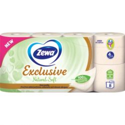   Zewa Exclusive Natural Soft 4  8  (7322541361246) -  2