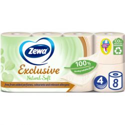   Zewa Exclusive Natural Soft 4  8  (7322541361246) -  1