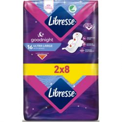 Гигиенические прокладки Libresse Ultra Goodnight Large 16 шт. (7322540960273) - Картинка 2