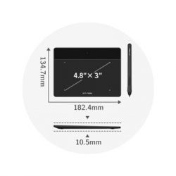 Графічний планшет XP-Pen Deco Fun Black (Deco Fun XS_BK) - Картинка 2