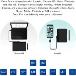 Графічний планшет XP-Pen Deco Fun Black (Deco Fun XS_BK) - Картинка 7