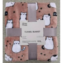 Плед Ardesto Flannel котики, 160х200 см (ART0108PB)