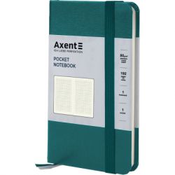 Книга записная Axent Partner, 95x140 мм, 96 листов, клетка, малахитовая (8301-31-A) - Картинка 2
