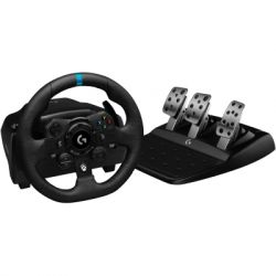  Logitech G923 Racing Wheel and Pedals for Xbox One and PC Black (941-000158)