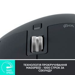 Мышка Logitech MX Master 3S for Business Performance Wireless/Bluetooth Graphite (910-006582) - Картинка 5