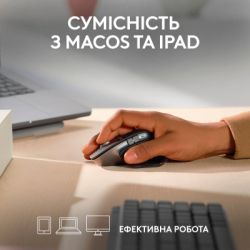 Мышка Logitech MX Master 3S For Mac Performance Wireless Space Grey (910-006571) - Картинка 2