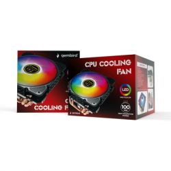  CPU Gembird CPU-HURACAN-ARGB-X140, 12 , TDP 100 , Intel LGA 775/115X/1200  AMD -  5