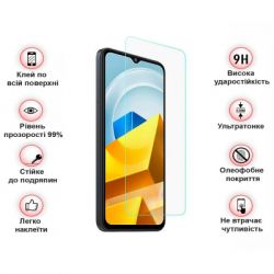   BeCover Poco M5 4G 3D Crystal Clear Glass (708097) -  3