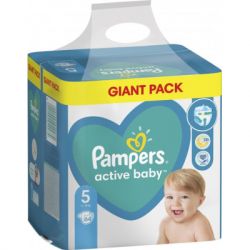 ϳ Pampers Active Baby Junior  5 (11-16 ) 64  (8001090949974) -  3