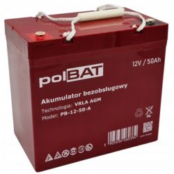       polBAT AGM 12V-50Ah (PB-12-50-A) -  1