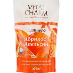 Жидкое мыло Vital Charm Абрикос и апельсин 500 мл (4820091141934)
