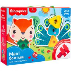 Развивающая игрушка Vladi Toys Fisher Price Maxi-болтики (укр) (VT2905-23)