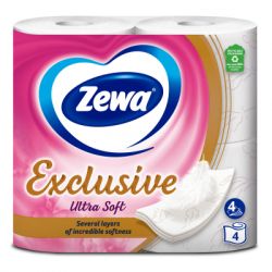 ��������� ������ Zewa Exclusive Ultra Soft 4 ���� 4 ������ (7322541188546)
