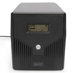 Digitus ��� Line-Interactive, 1500VA/900W, LCD, 4xSchuko, RJ45, RS232, USB DN-170075 - �������� 4