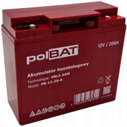       polBAT AGM 12V-20Ah (PB-12-20-A) -  1
