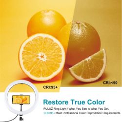   Puluz Ring USB LED lamp PKT3084B 4.7" + table stand (PKT3084B) -  6