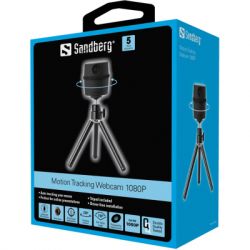 ���-������ Sandberg Motion Tracking Webcam 1080P + Tripod Black (134-27) - �������� 4