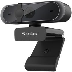 - Sandberg Webcam Pro Autofocus Stereo Mic Black (133-95) -  2