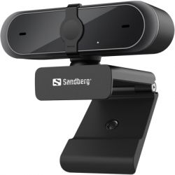   - Sandberg Webcam Pro Autofocus Stereo Mic Black (133-95) -  3