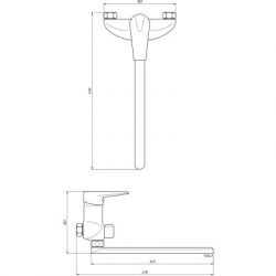 Змішувач Kroner Odra-C071 - Картинка 2