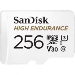  ' SanDisk 256GB microSD class 10 UHS-I U3 V30 High Endurance (SDSQQNR-256G-GN6IA)