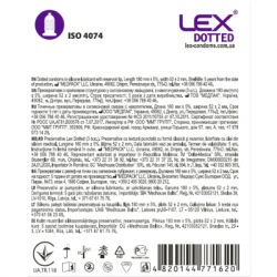  Lex Condoms Dotted 3 . (4820144771620) -  2