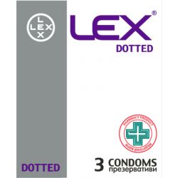  Lex Condoms Dotted 3 . (4820144771620)
