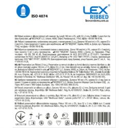  Lex Condoms Ribbed 3 . (4820144770418) -  2