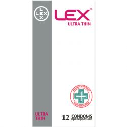 Презервативы Lex Condoms Ultra Thin 12 шт. (4820144771958)